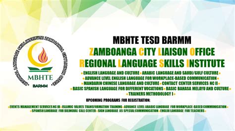 tesda zamboanga city|TESDA Language Skills Institutes.